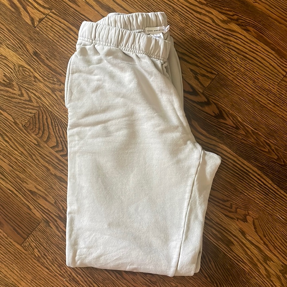 Good American High waisted Boyfriend Sweats